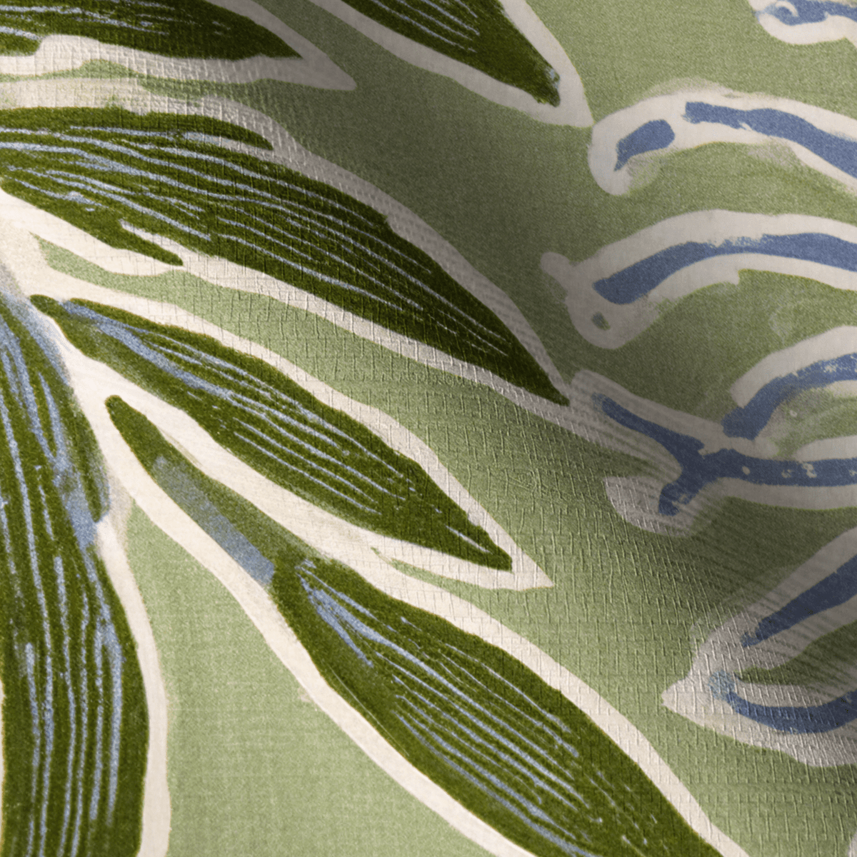 Flourish & Frill Faux Grasscloth Wallpaper - Painted Paper