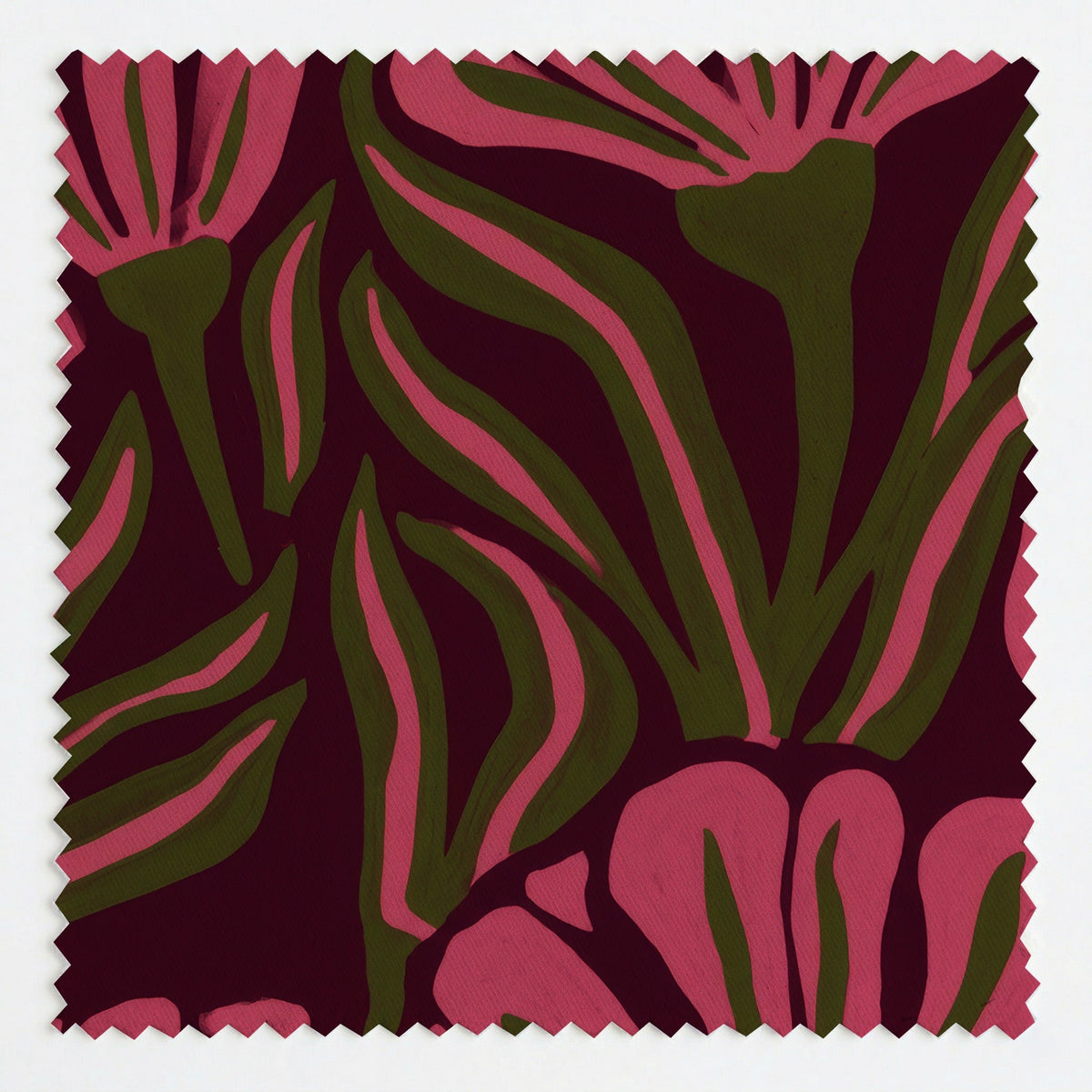 Flower Power - Fabric - Painted Paper