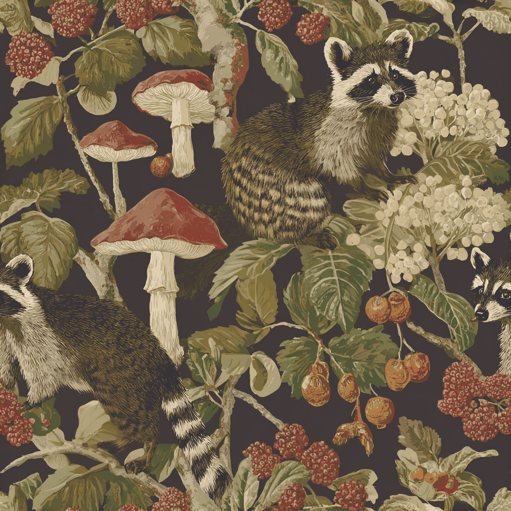 Forager Wallpaper - Painted Paper
