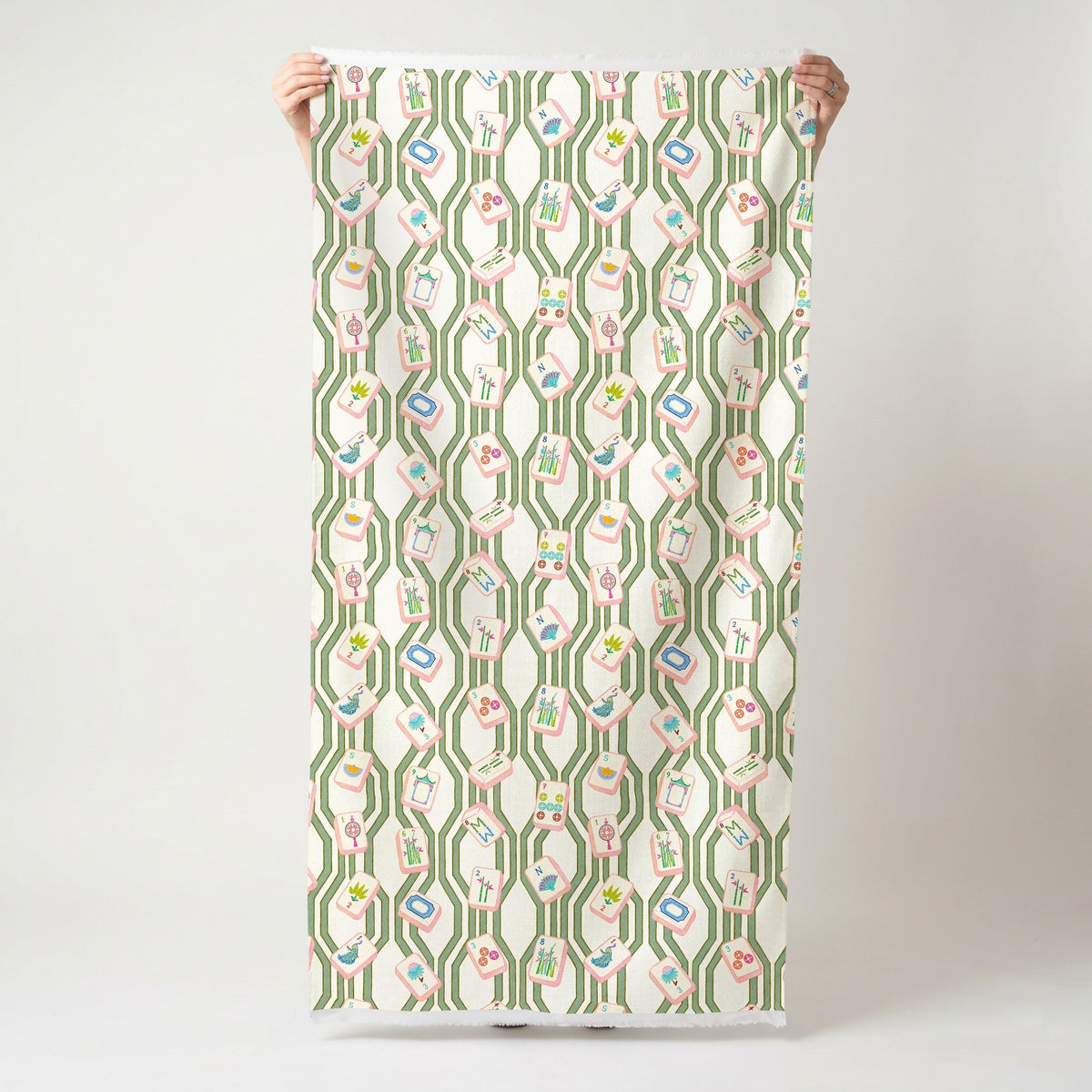 Four Winds Mahjong - Fabric - Painted Paper
