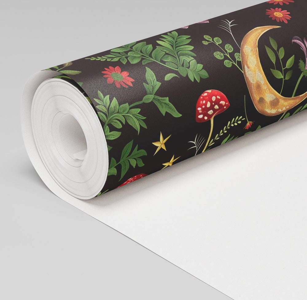 Foxfire Meadow Wallpaper - Painted Paper