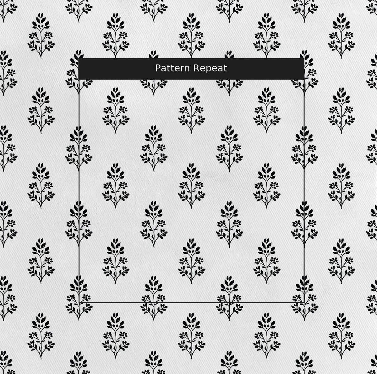 Frances Floral - Fabric - Painted Paper