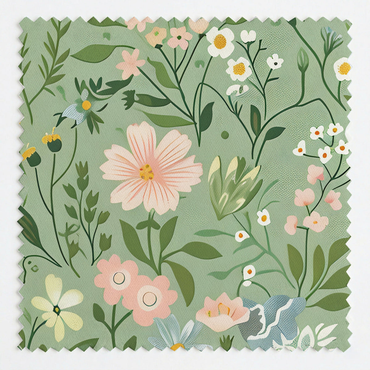 Francesca - Fabric - Painted Paper