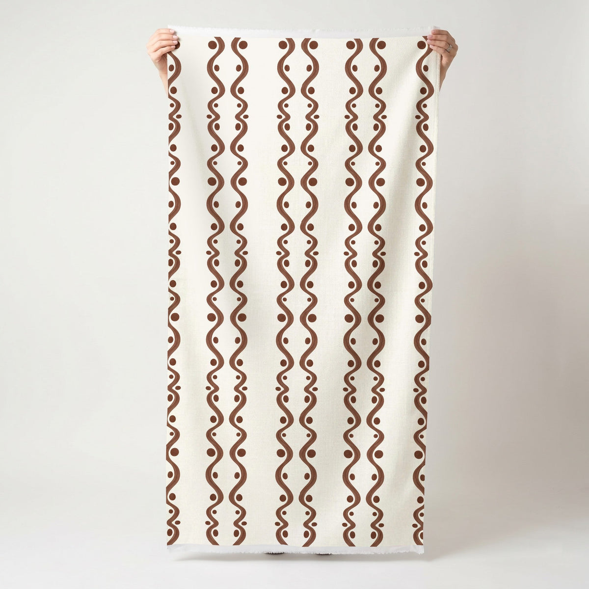 Frill Seeker - Chocolate - Fabric - Painted Paper