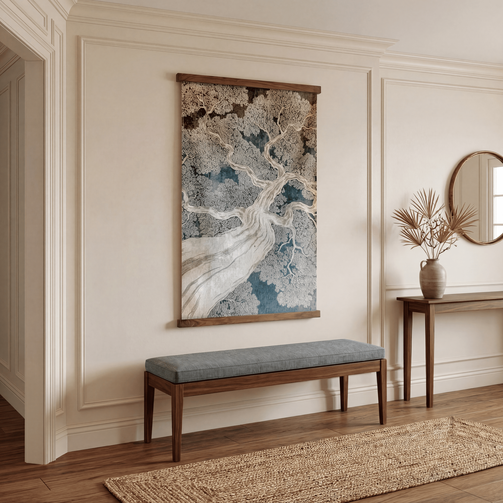 From Below - Tapestry - Painted Paper