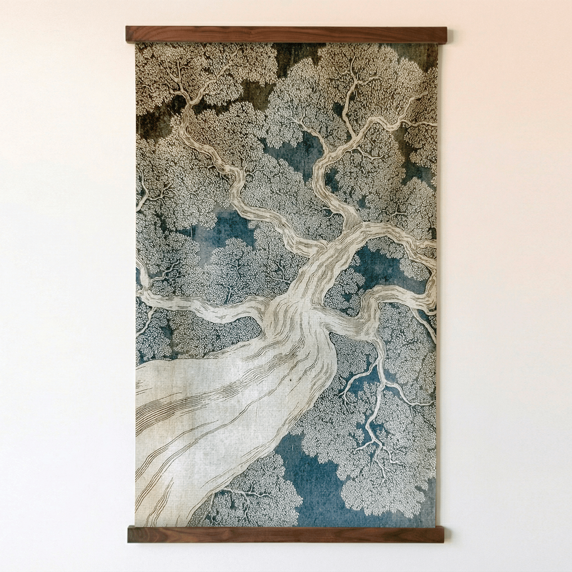 From Below - Tapestry - Painted Paper