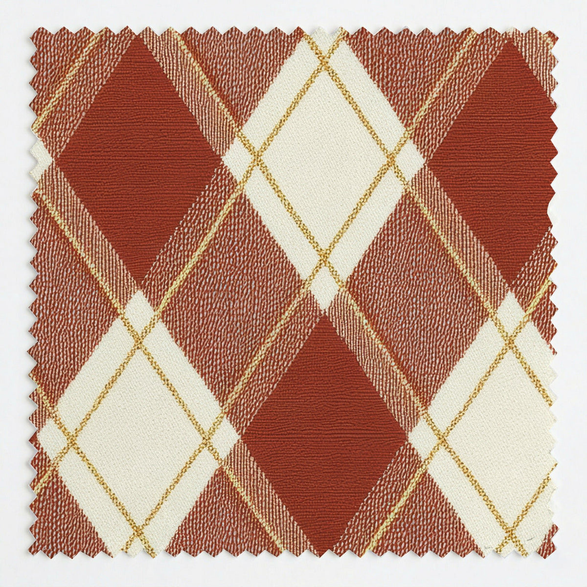 Frontier Argyle - Fabric - Painted Paper