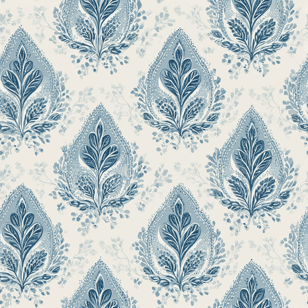 Frost Fern Wallpaper - Painted Paper