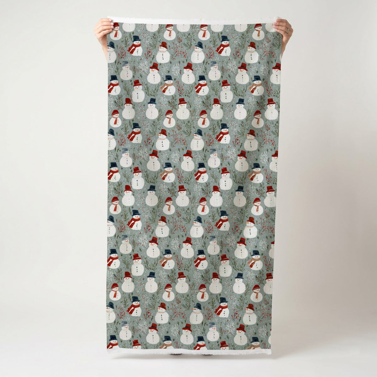 Frosted Companions - Fabric - Painted Paper