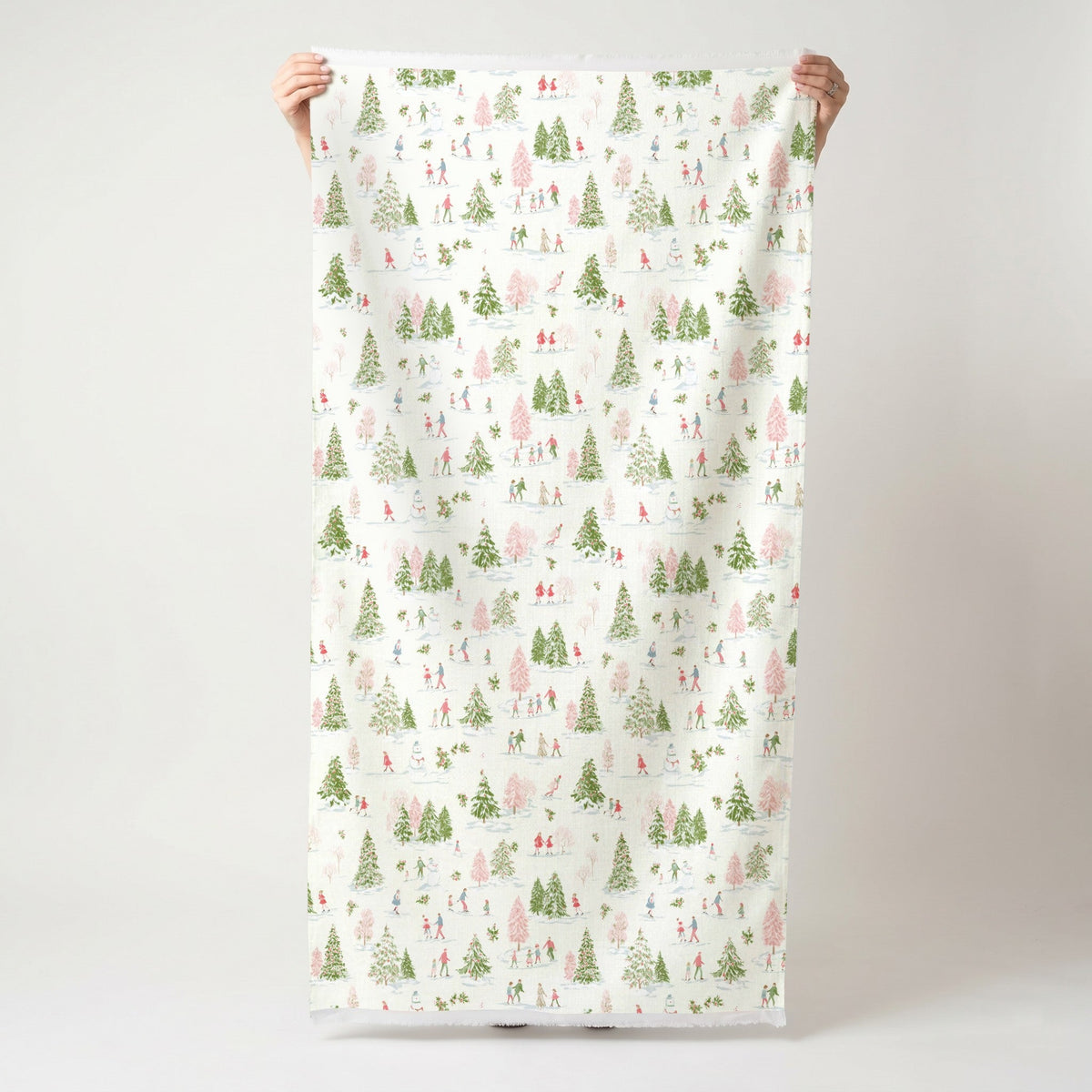 Frosted Forest - Fabric - Painted Paper