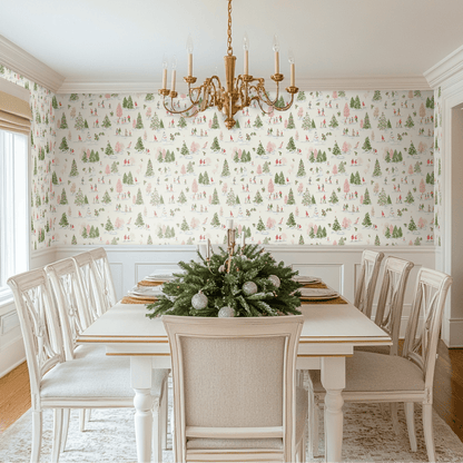 Frosted Forest Wallpaper - Painted Paper