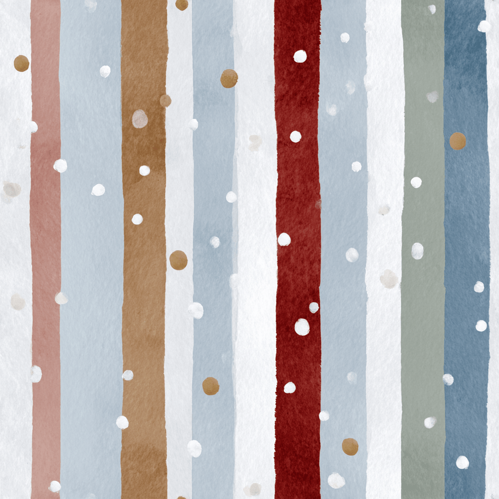 Frosted Stripes Wallpaper - Painted Paper
