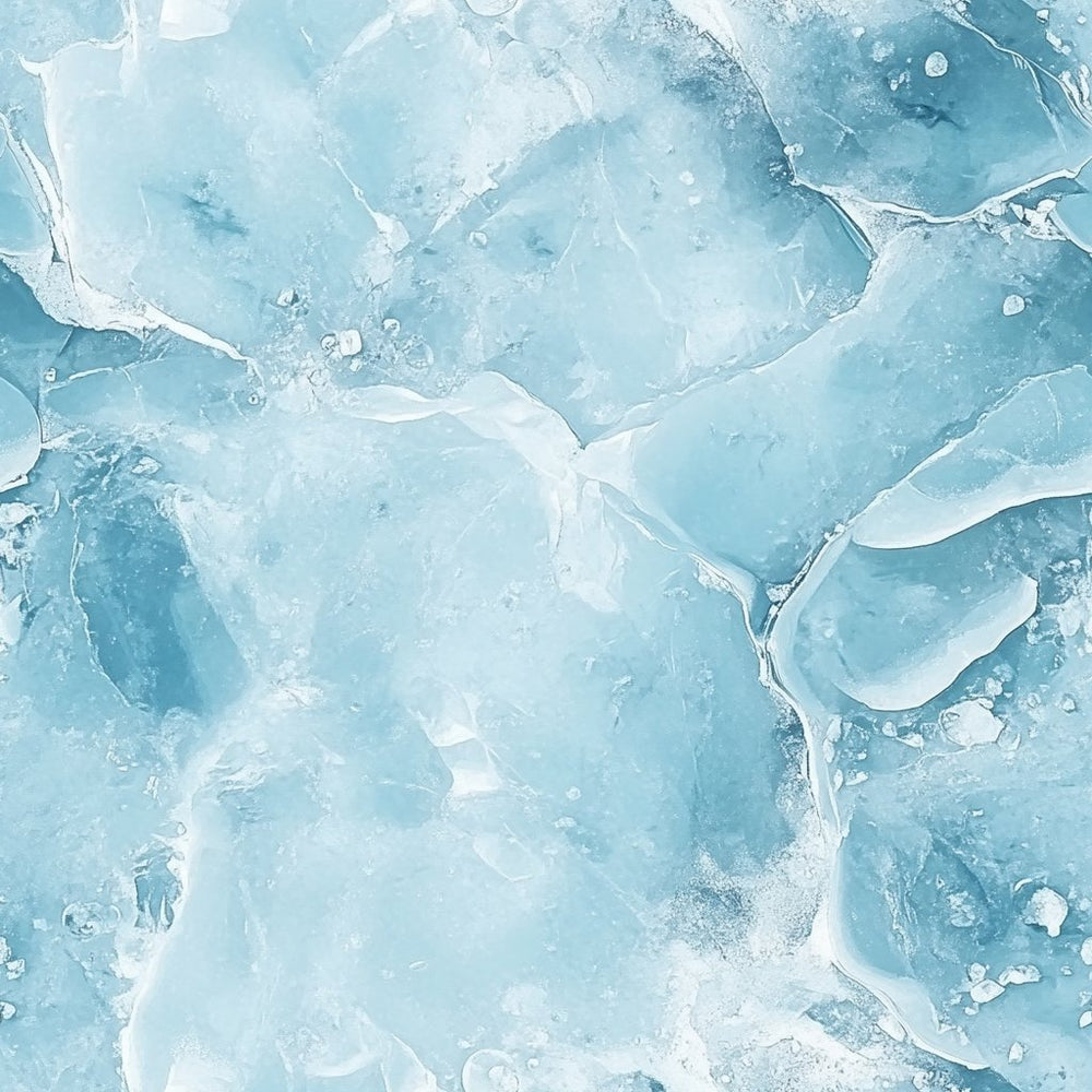 Frozen Elegance - Painted Paper