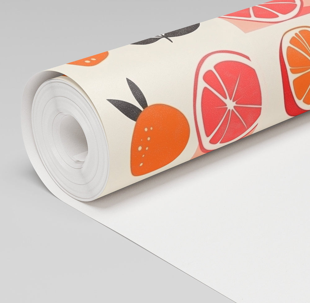 Fruit Loop Wallpaper - Painted Paper