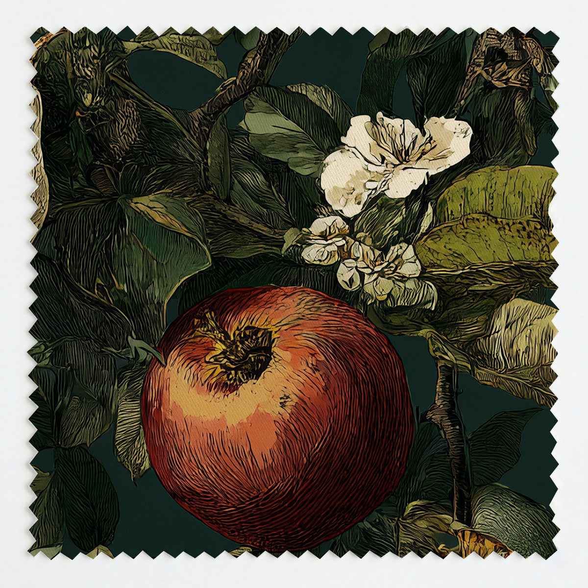 Fruitful Blooms - Fabric - Painted Paper