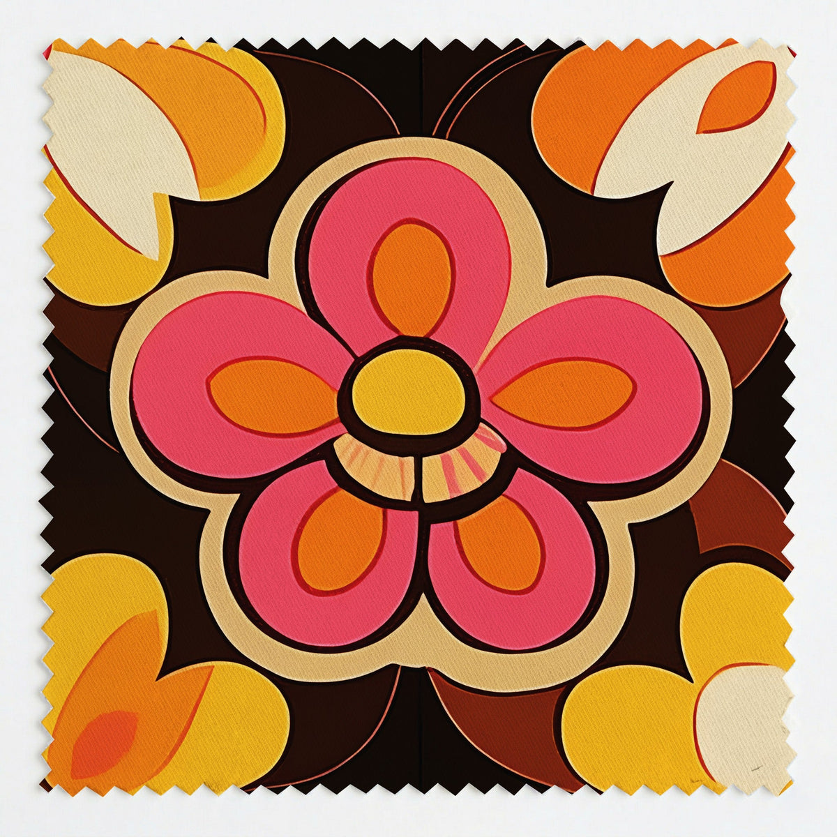 Funkadelic Flora - Fabric - Painted Paper