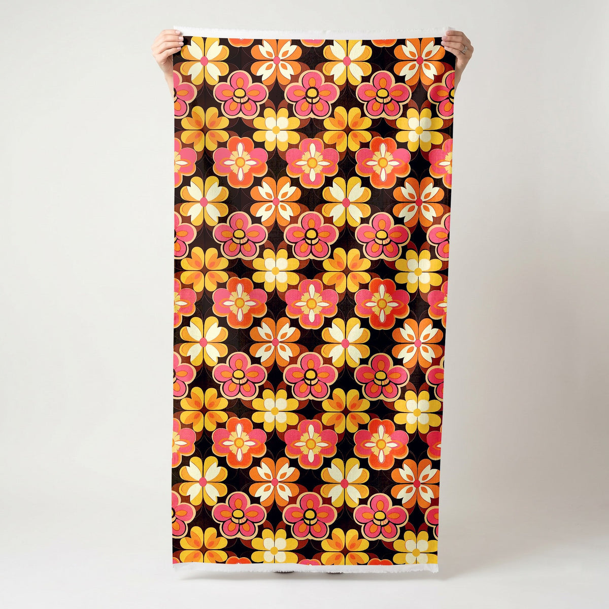 Funkadelic Flora - Fabric - Painted Paper