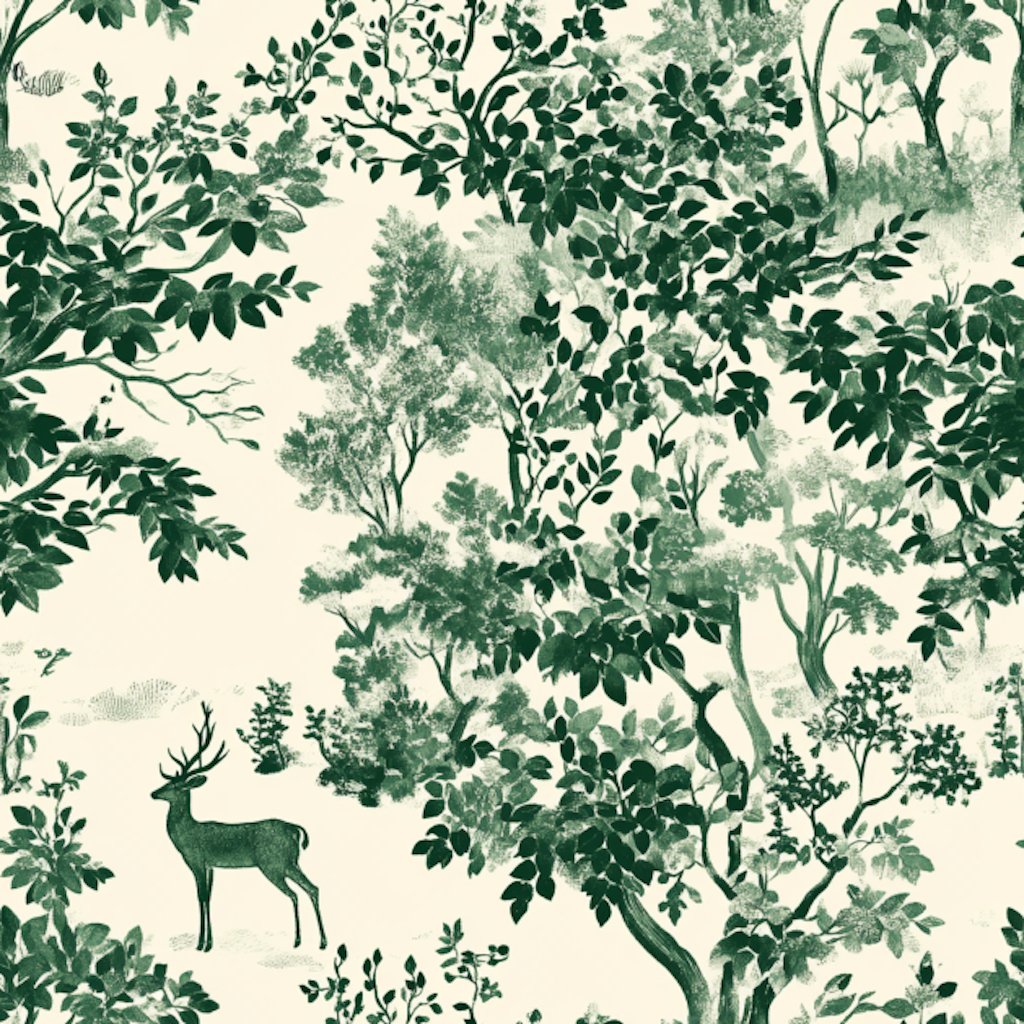 Garden Gathering Wallpaper - Painted Paper