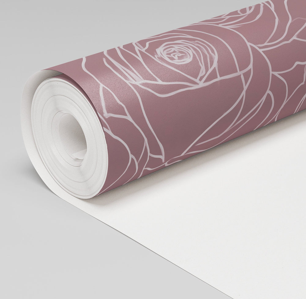 Garden Sketch Wallpaper - Painted Paper