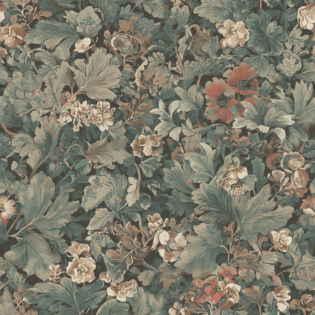 Garden Weave Pattern Wallpaper - Painted Paper
