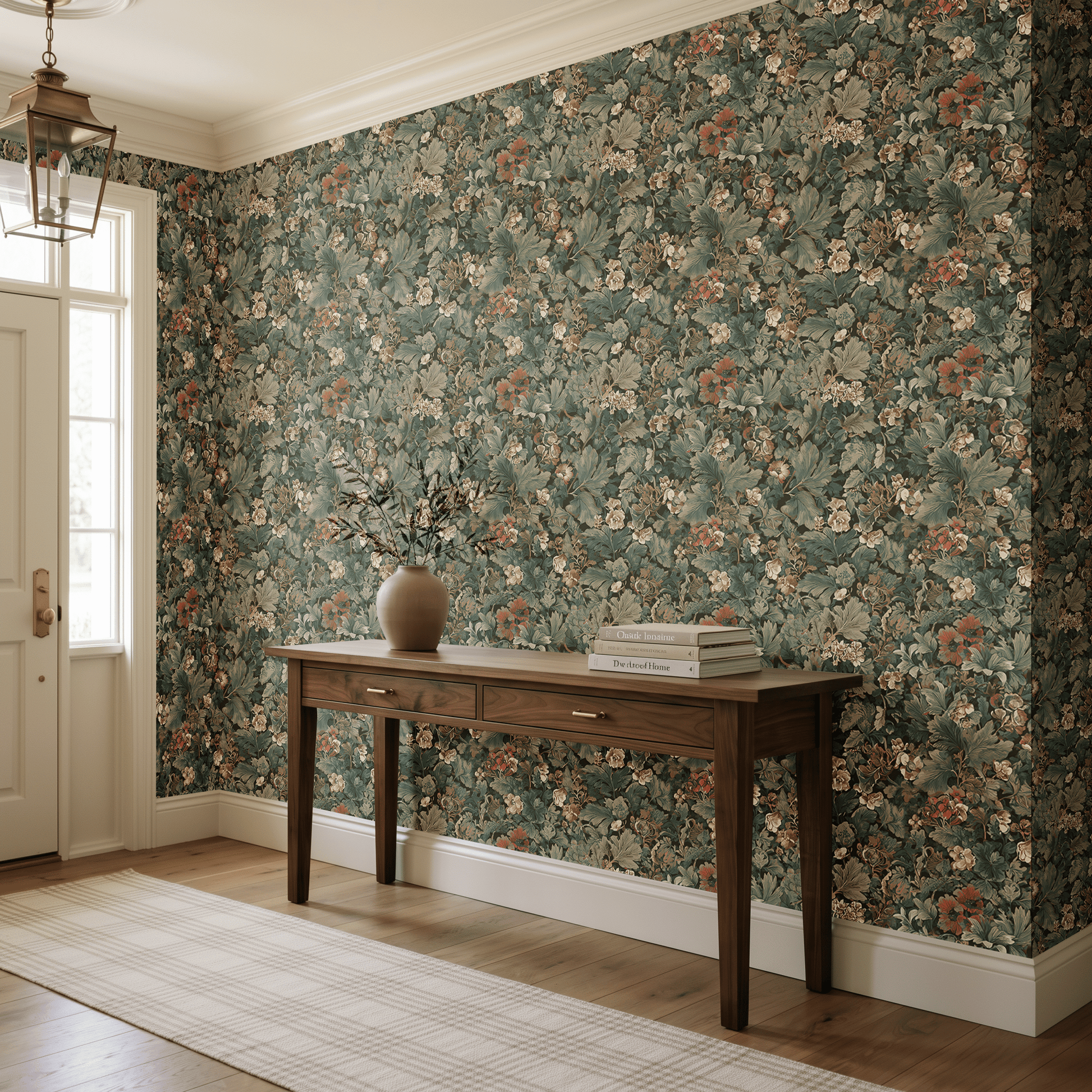 Garden Weave Pattern Wallpaper - Painted Paper