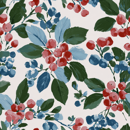 Garland Orchard Wallpaper - Painted Paper