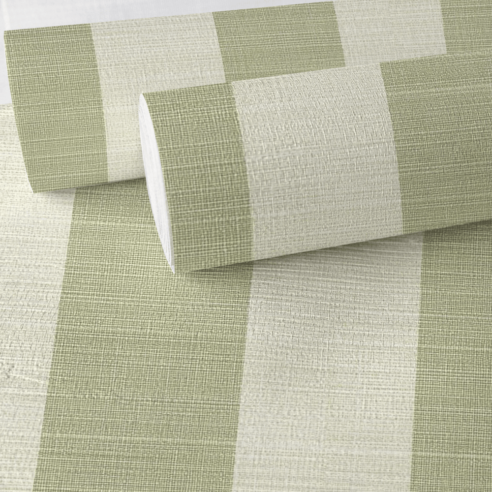 Gertrude Faux Grasscloth Wallpaper - Painted Paper