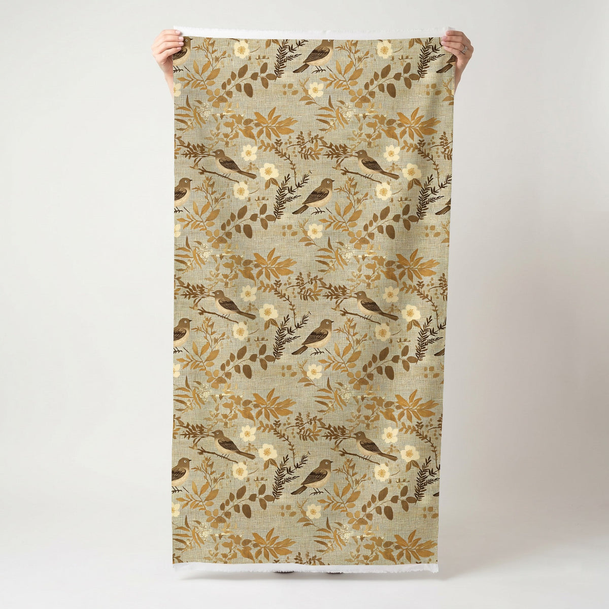 Gilded Birch - Fabric - Painted Paper
