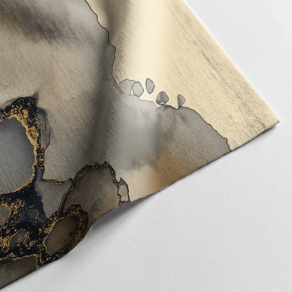 Gilded Current - Tapestry - Painted Paper