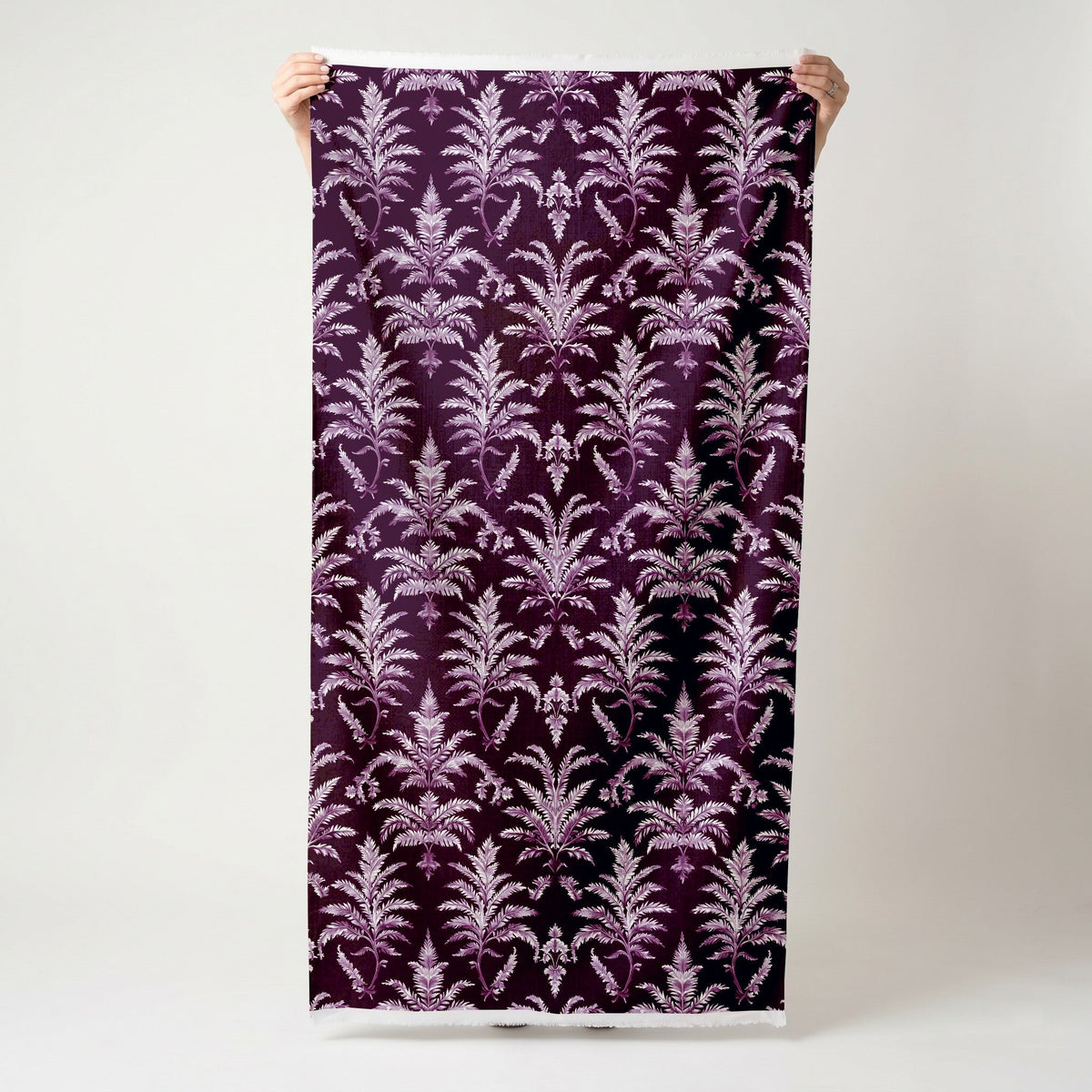 Gilded Ferns - Fabric - Painted Paper