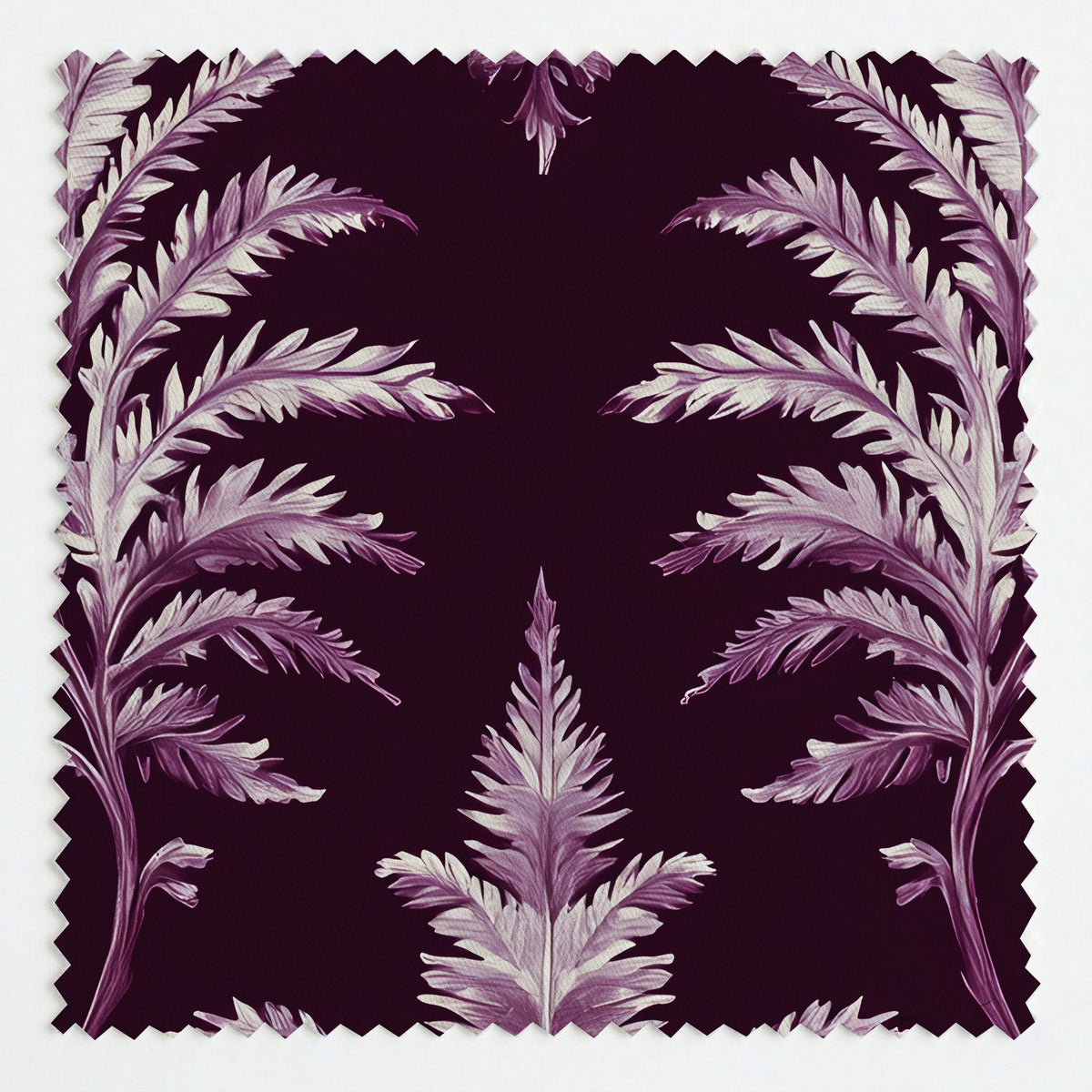 Gilded Ferns - Fabric - Painted Paper