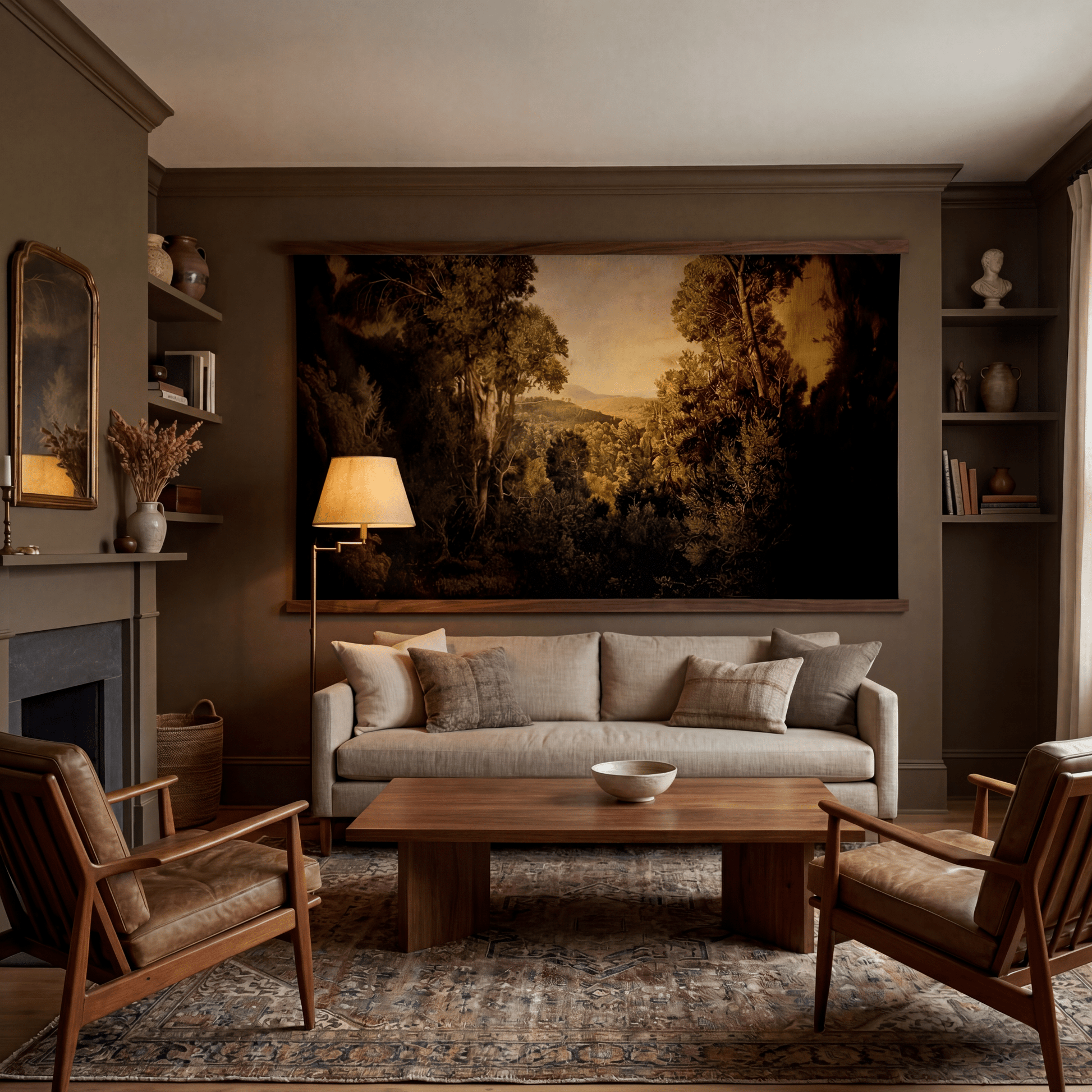 Gilded Light - Tapestry - Painted Paper