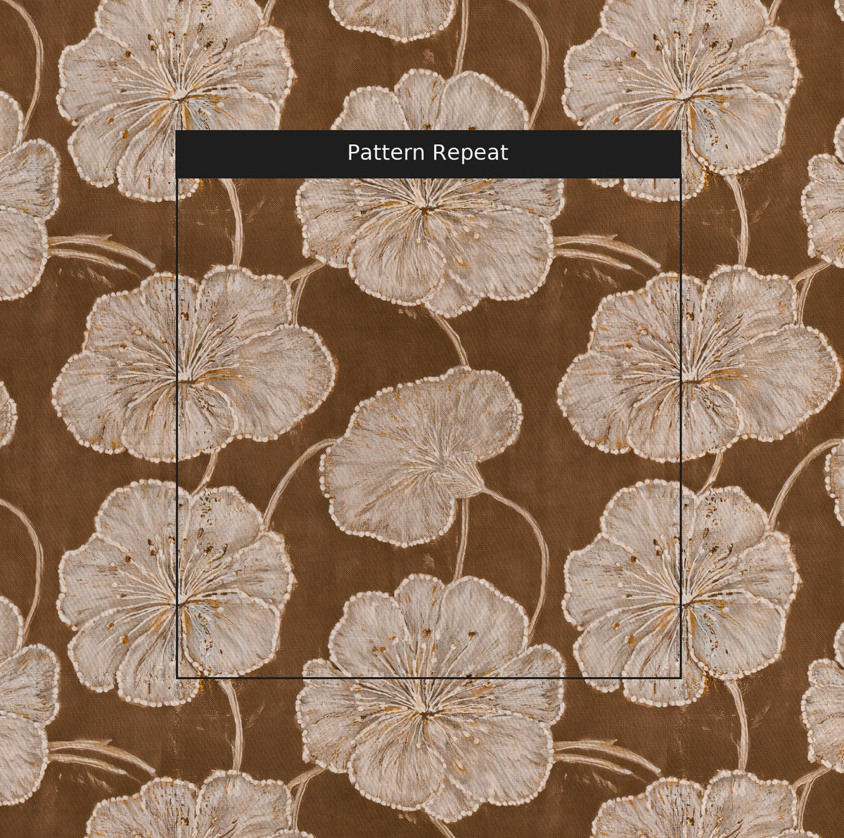 Gilded Lily - Fabric - Painted Paper