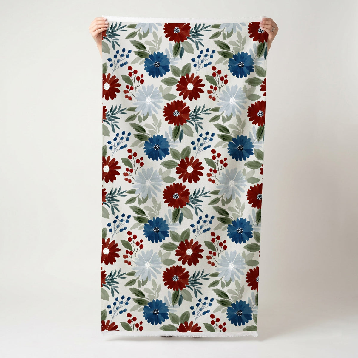 Gilded Petals - Fabric - Painted Paper