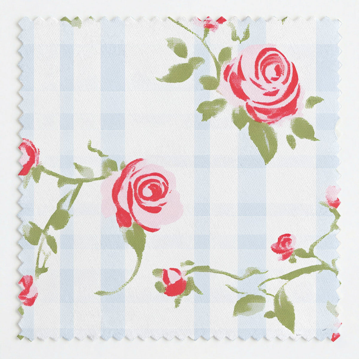 Gingham Garden - Fabric - Painted Paper