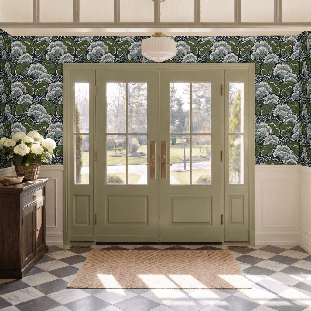 Gingko Textures Wallpaper - Painted Paper