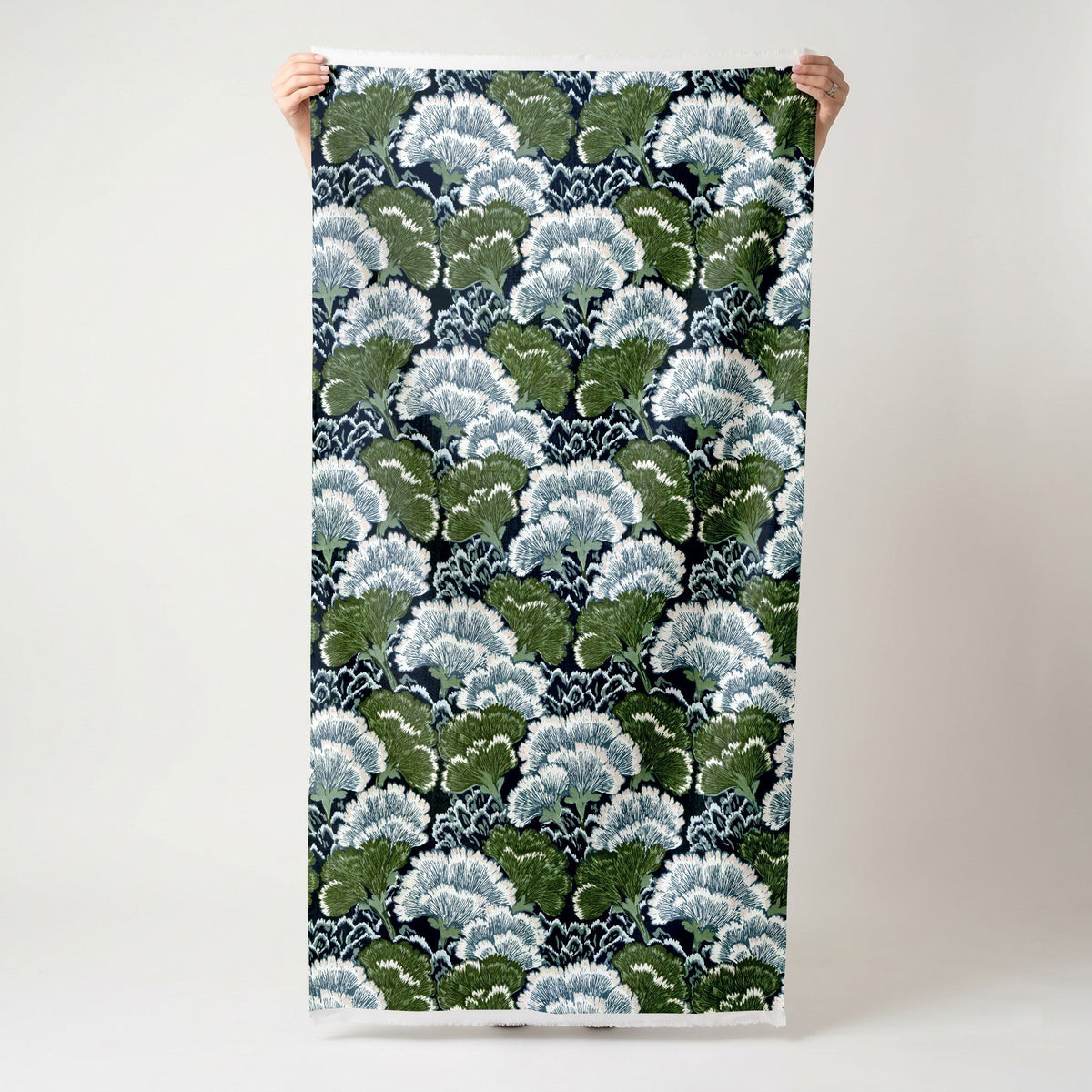 Ginkgo Textures - Fabric - Painted Paper