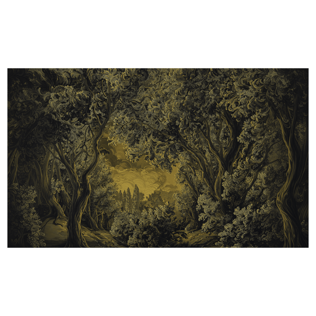 Golden Canopy - Tapestry - Painted Paper