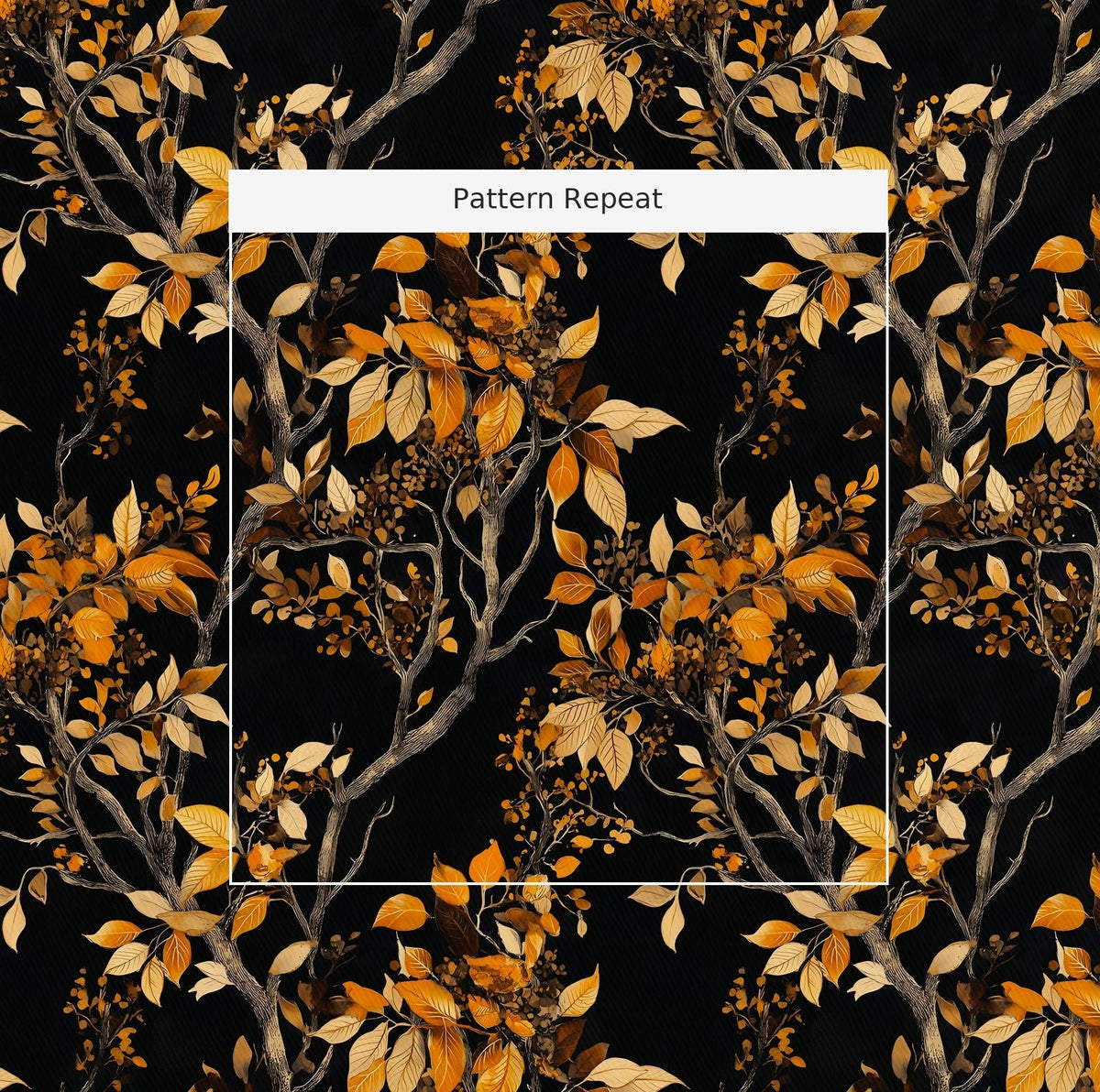 Golden Grove - Fabric - Painted Paper