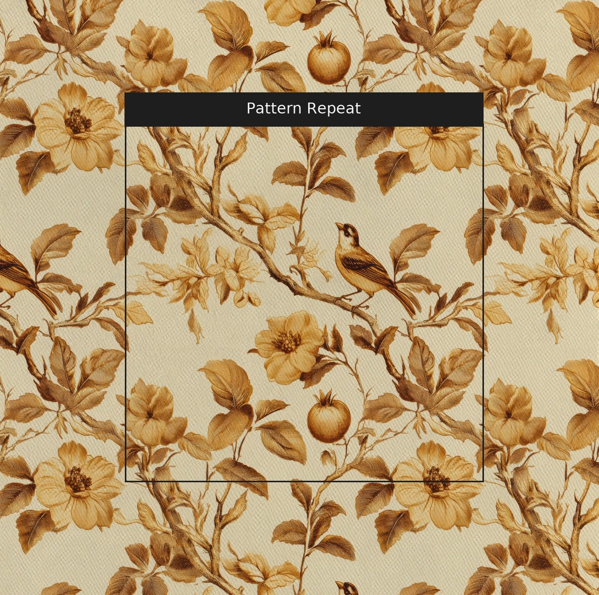 Golden Hour - Fabric - Painted Paper