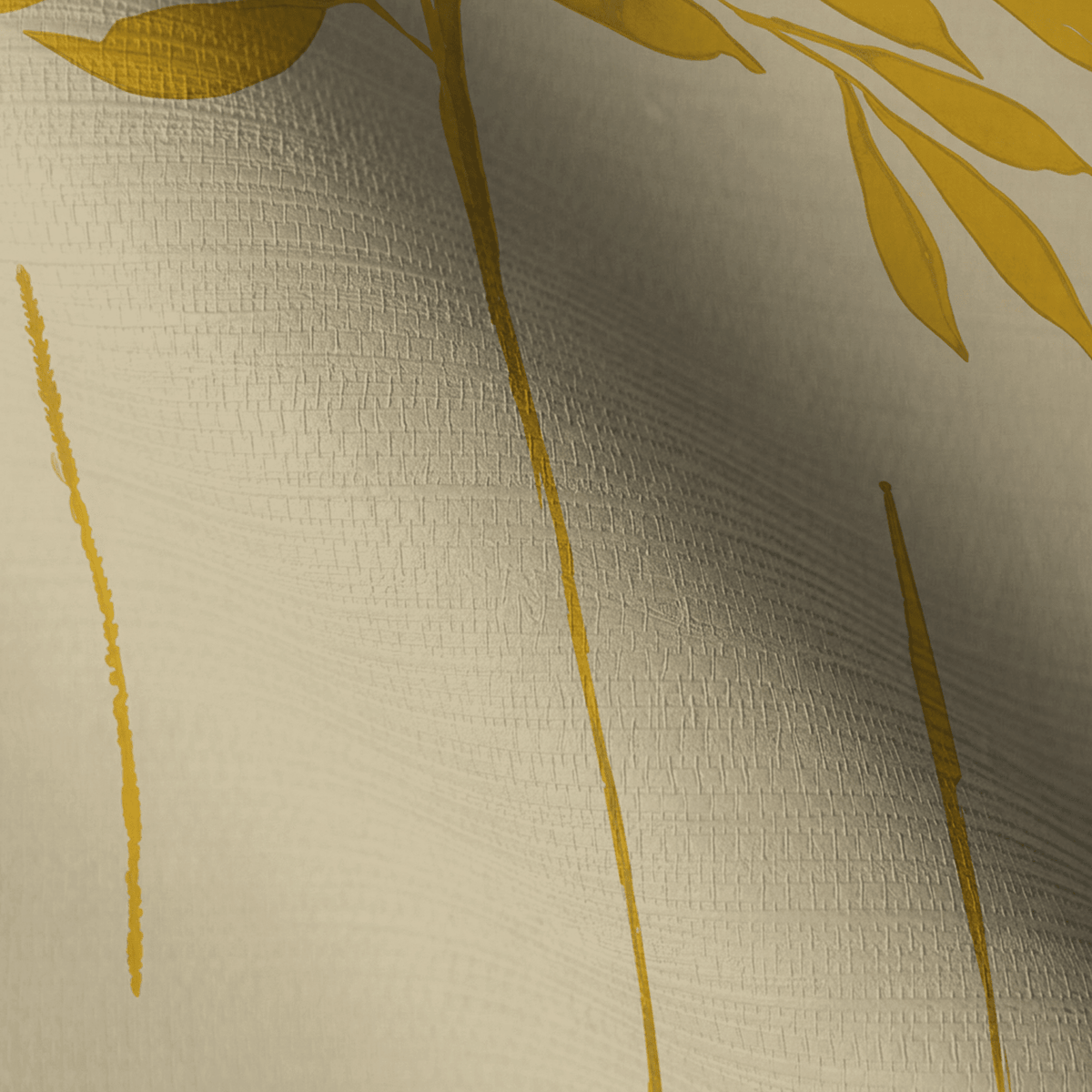 Golden Hour Faux Grasscloth Wallpaper - Painted Paper