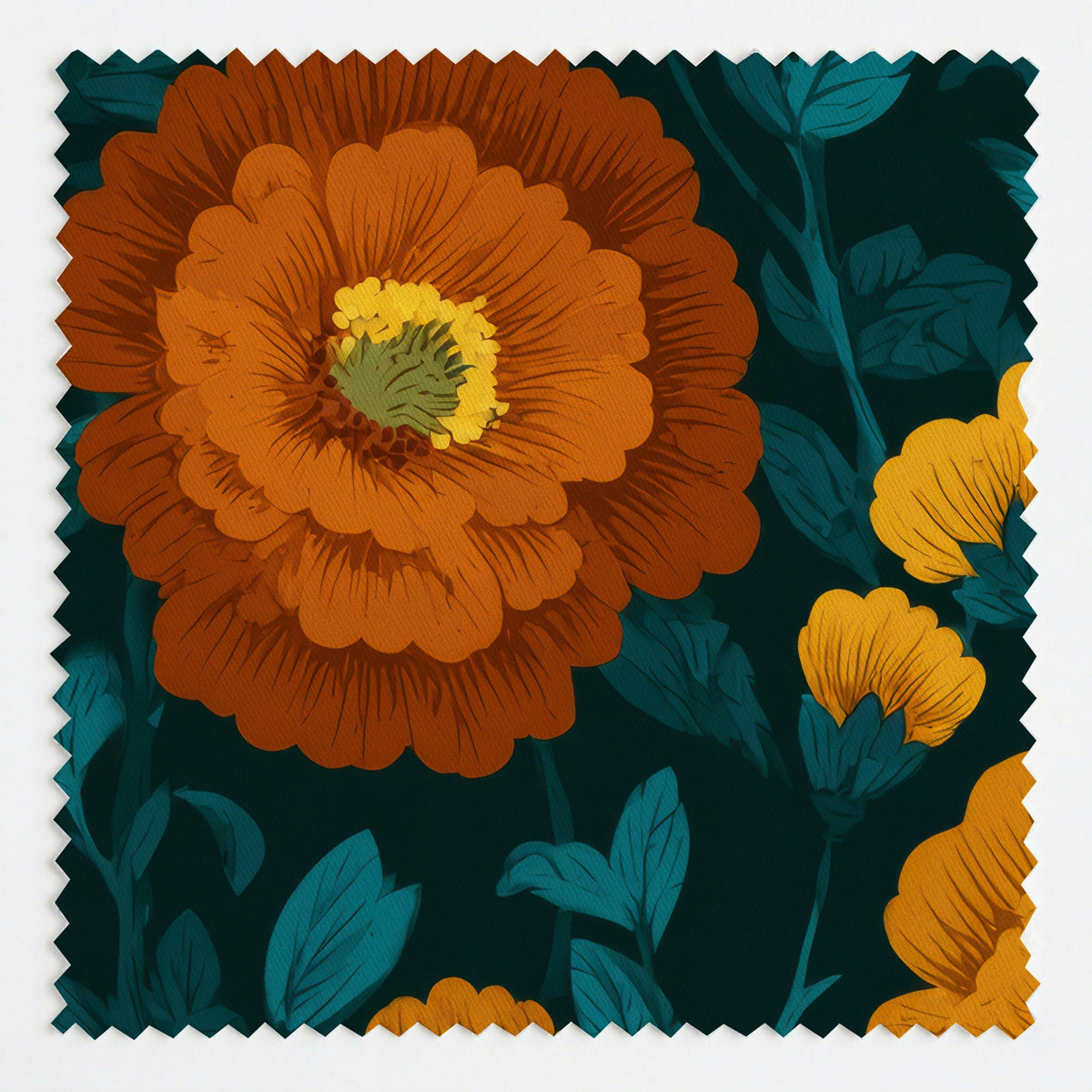 Golden Marquess - Fabric - Painted Paper
