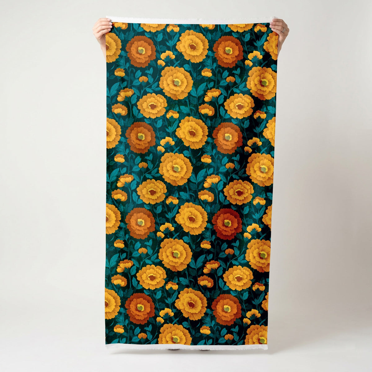 Golden Marquess - Fabric - Painted Paper
