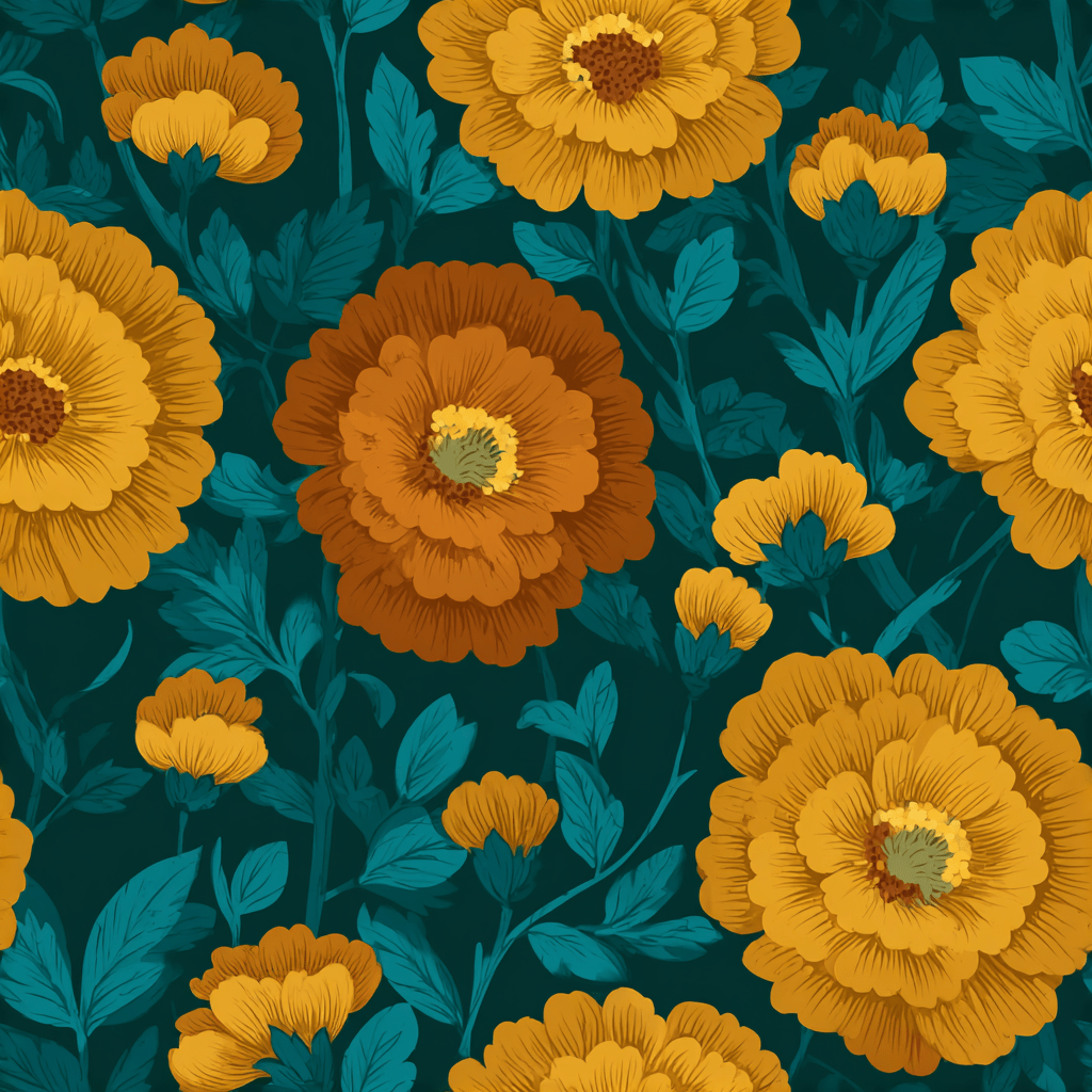 Golden Marquess Wallpaper - Painted Paper