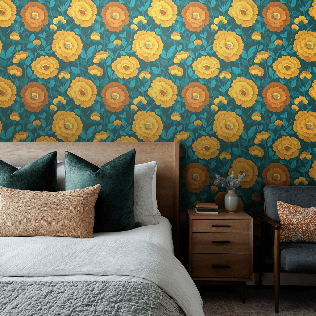Golden Marquess Wallpaper - Painted Paper