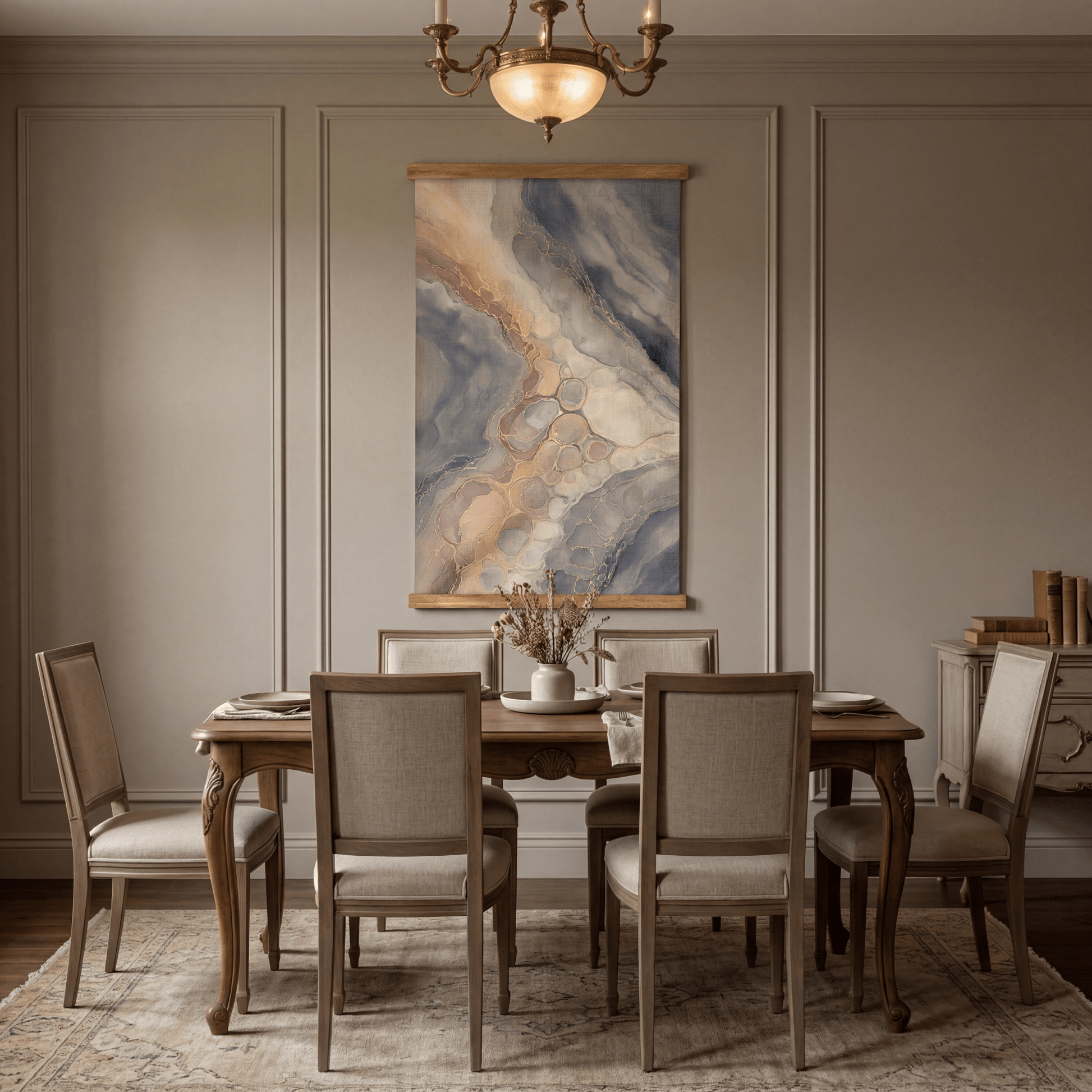 Golden Nectar - Tapestry - Painted Paper