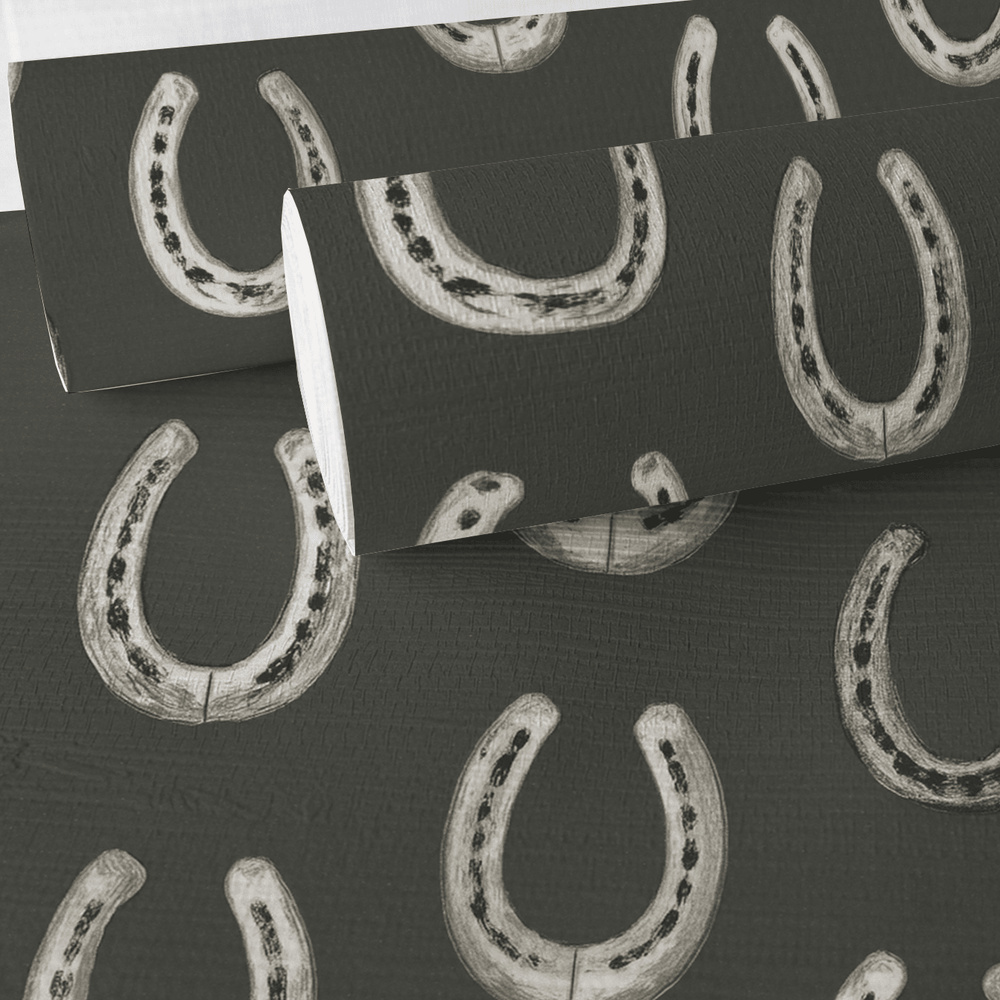 Good Luck Charm Faux Grasscloth Wallpaper - Painted Paper