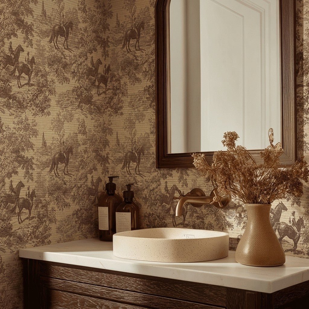 Graham Faux Grasscloth Wallpaper - Painted Paper