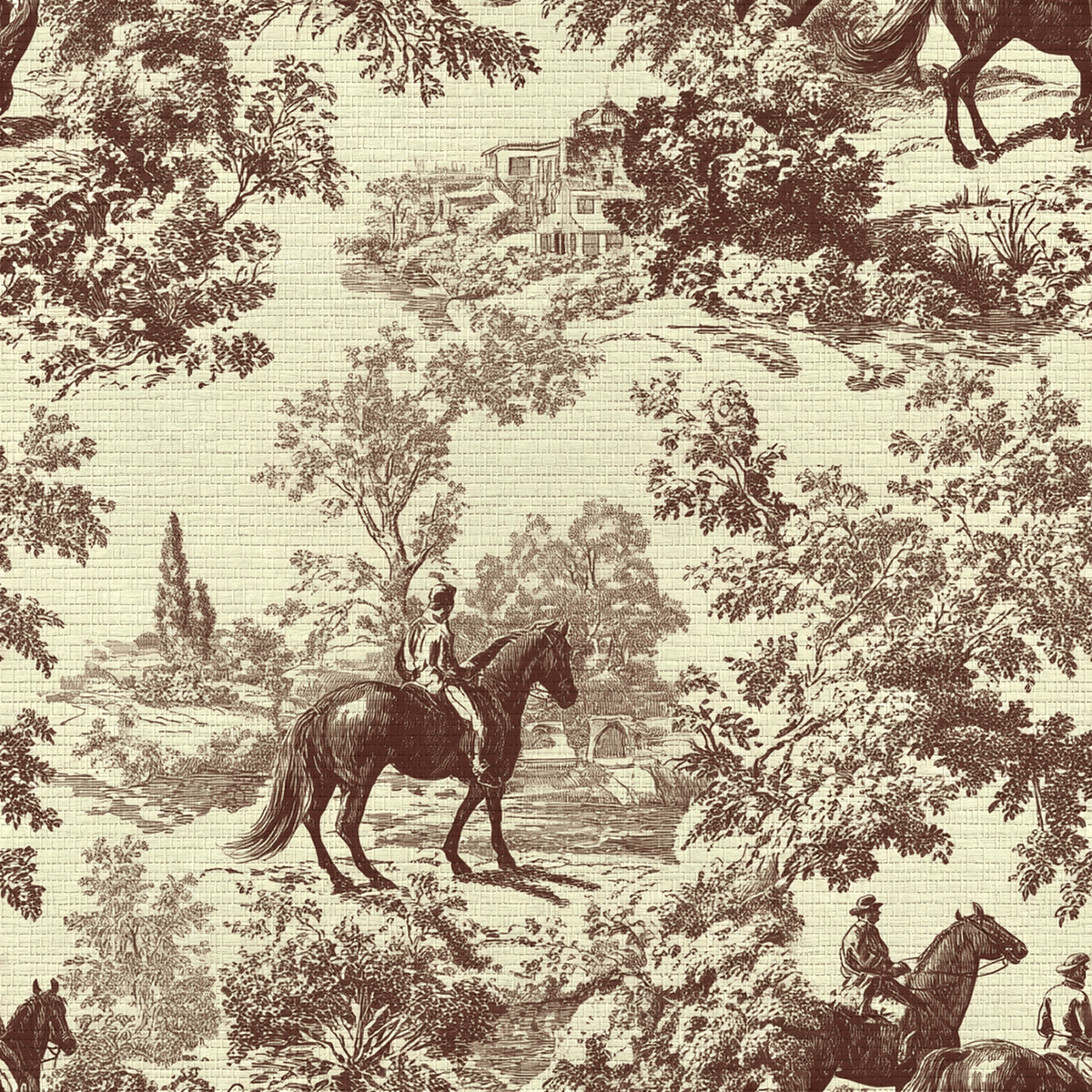 Graham Faux Grasscloth Wallpaper - Painted Paper
