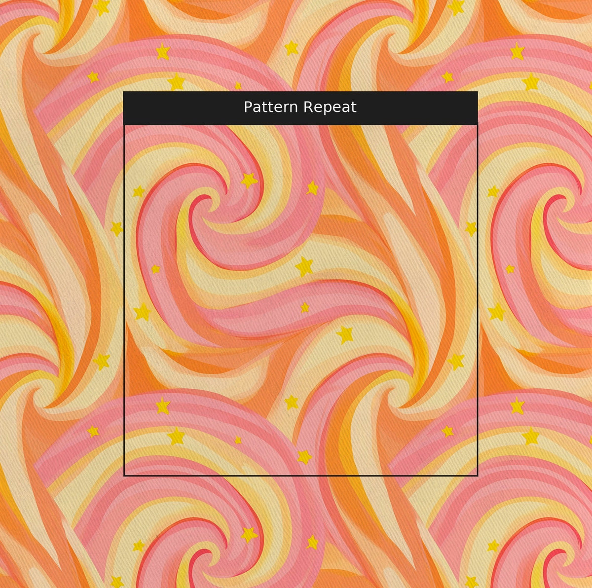 Grand Dazzle - Fabric - Painted Paper